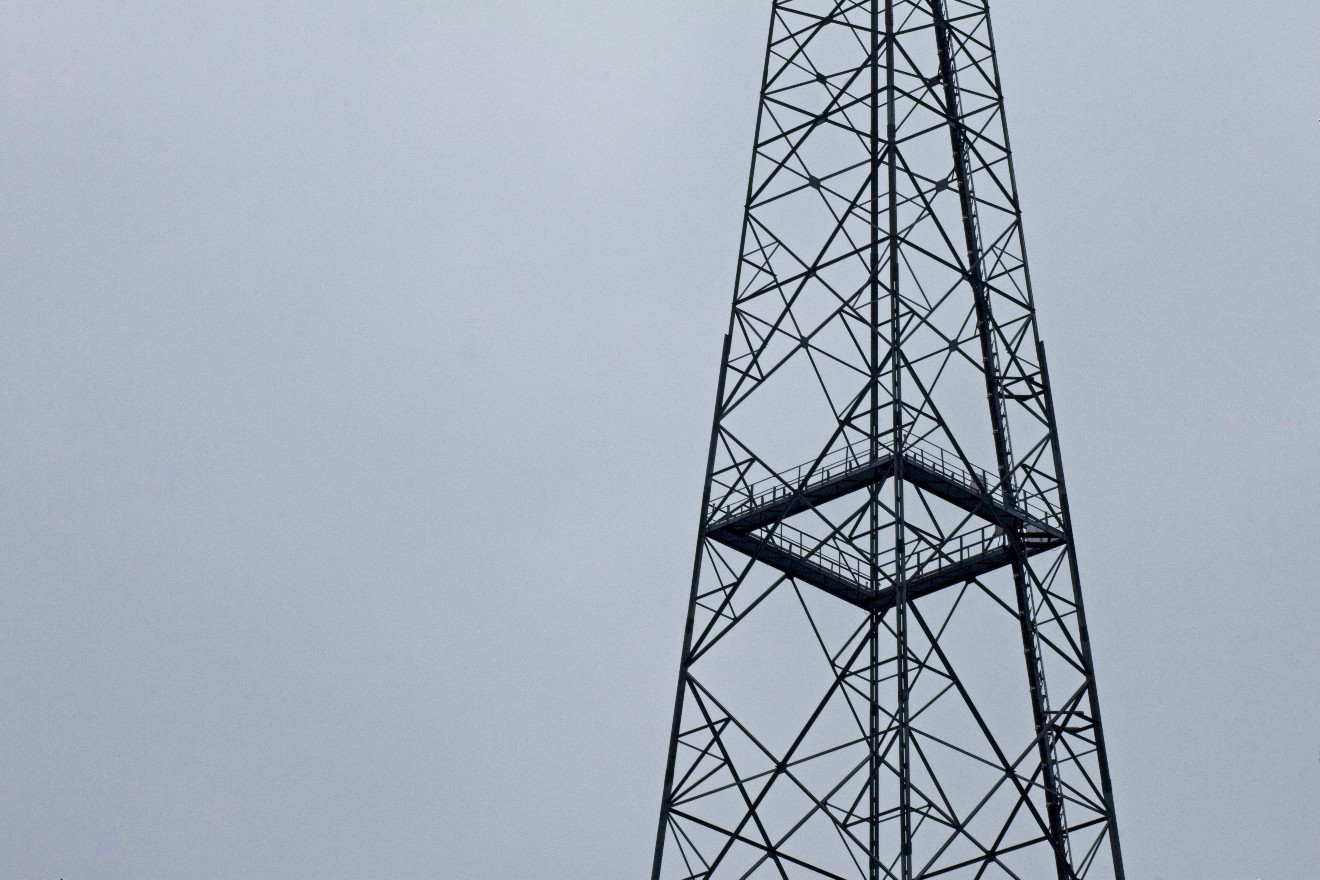 Stahlgerüst einer Antenne