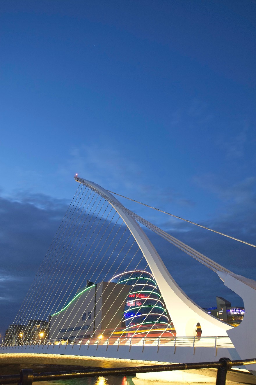 Samuel Beckett-Brücke in Dublin.